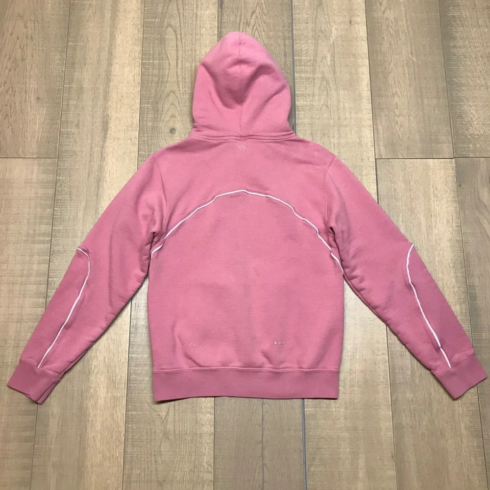 Nike X‎ Drake Nocta Hoodie Mens Size XS Berry Pink Pullover Fleece Reflective